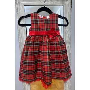 Blueberi Boulevard Holiday Plaid Dress